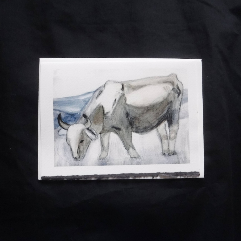 Greeting Card: Bull